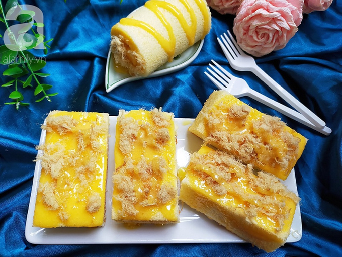 Bánh bông lan sốt trứng ruốc cho bữa sáng nhẹ bụng - Ảnh 9. Bánh bông lan sốt trứng ruốc cho bữa sáng nhẹ bụng - Ảnh 9.