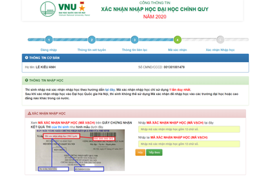 ĐH Quốc gia Hà Nội: Thí sinh nhập học trực tuyến, không phải đến trường