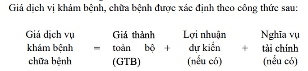Đề xuất thay đổi cách tính giá viện phí từ năm sau - 2 Đề xuất thay đổi cách tính giá viện phí từ năm sau - 2