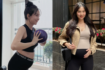 MC Mai Ngọc mang bầu ở tuổi 35: Nhan sắc rạng rỡ, vóc dáng thon gọn