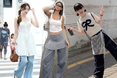 Cơn sốt mặc váy với quần dài độc đáo của giới trẻ