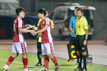 CLB TPHCM hòa Bình Dương ở trận đấu chia tay Công Phượng