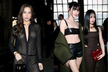 Hồ Ngọc Hà mặc váy xuyên thấu, để lộ nội y khi dự show thời trang tại Ý