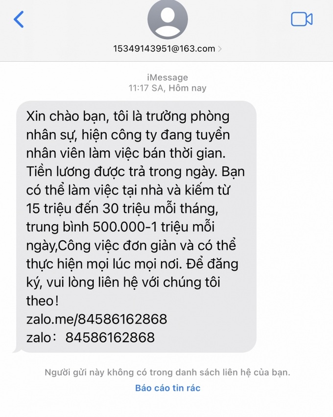 Người dân bị lừa đảo chiếm đoạt tài sản khi bị các đối tượng dụ dỗ tham gia cộng tác viên bán hàng trên mạng.