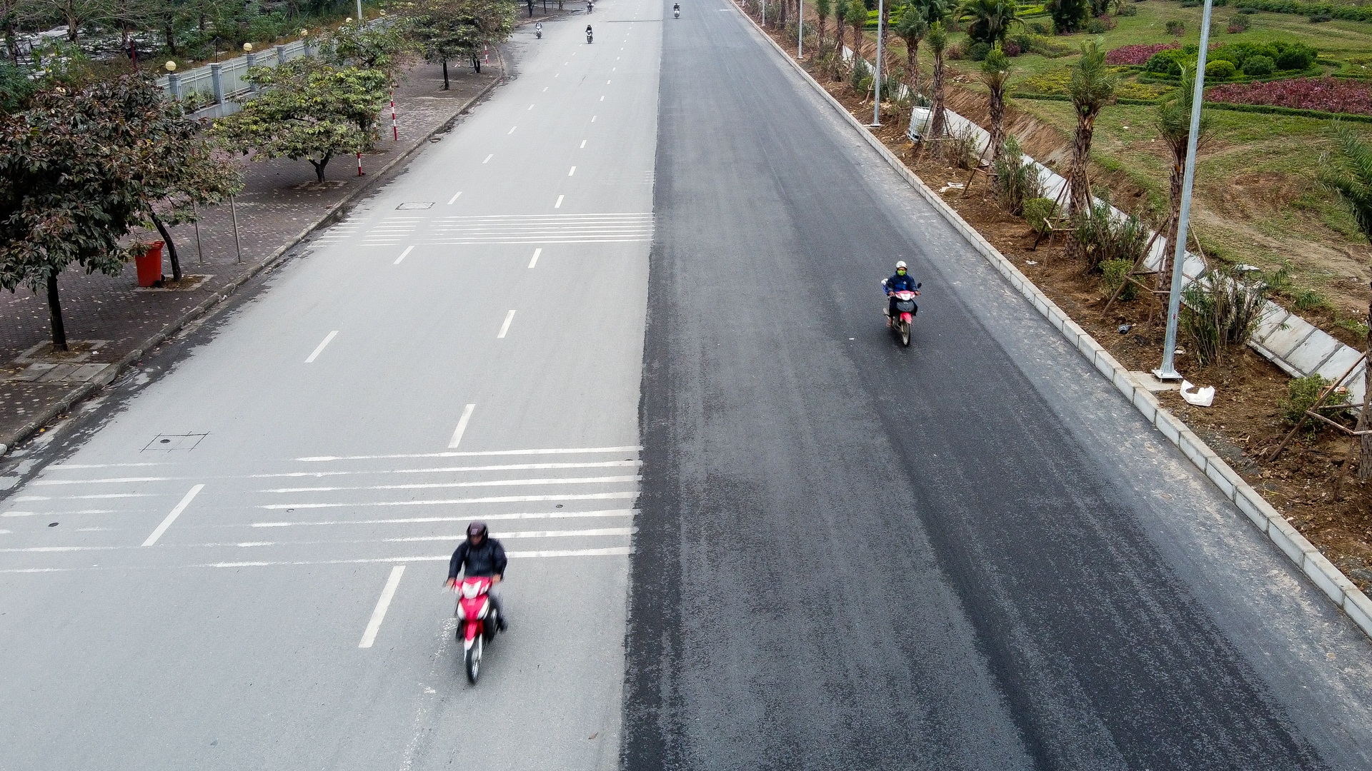 Đường gom Đại lộ Thăng Long thêm 4 làn xe, phục vụ đua xe F1 - 5 Đường gom Đại lộ Thăng Long thêm 4 làn xe, phục vụ đua xe F1 - 5