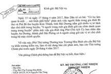 Chính phủ chỉ đạo làm rõ thông tin “mô hình” cả nhà làm quan ở Hải Dương