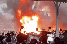 Nhiều xe máy của học sinh bị thiêu rụi sau tiếng nổ lớn