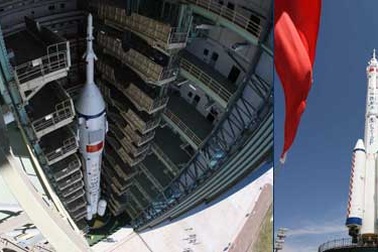 Cận cảnh tàu vũ trụ có người lái của Trung Quốc trên bệ phóng