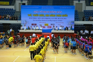 Đà Nẵng: Khai mạc giải Bóng bàn Trẻ, Thiếu niên, Nhi đồng toàn quốc