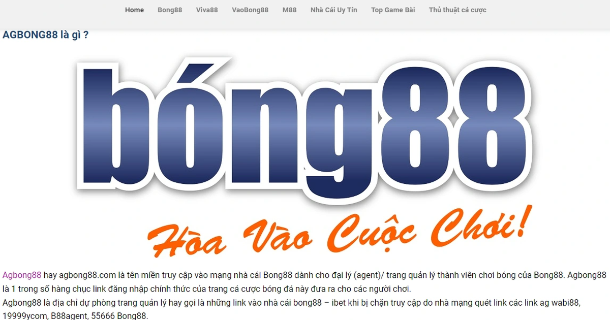 Tìm Hiểu Bong88 Địa Chỉ Cá Cược Thể Thao Online Uy Tín Nhất