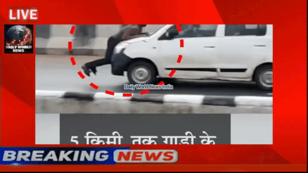 Clip gây sốt: Người đàn ông đu trên nắp capo của xe phóng siêu nhanh - 1 Clip gây sốt: Người đàn ông đu trên nắp capo của xe phóng siêu nhanh - 1