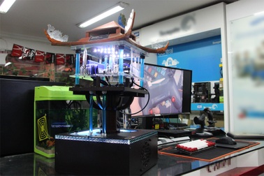 Độc đáo máy tính có hình Chùa Một Cột ở Hà Nội