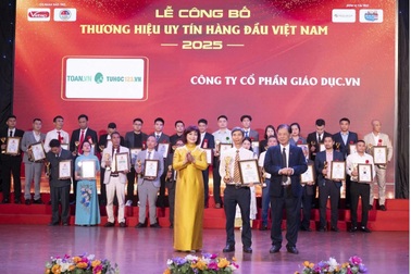 Toán.vn và Tự học 123.vn vào “Top 10 thương hiệu uy tín hàng đầu Việt Nam 2025”