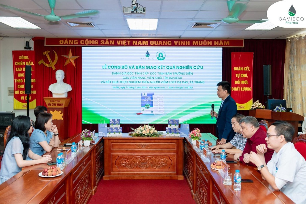 Kết quả nghiên cứu lâm sàng của Viên Khôi Tím Bavieco với người viêm loét dạ dày - 1 Kết quả nghiên cứu lâm sàng của Viên Khôi Tím Bavieco với người viêm loét dạ dày - 1