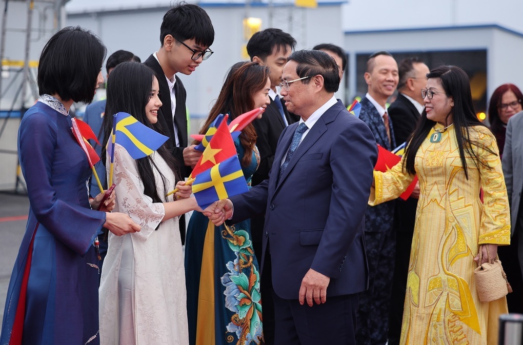 Thủ tướng Phạm Minh Chính tới Stockholm, bắt đầu thăm chính thức Thụy Điển - 1 Thủ tướng Phạm Minh Chính tới Stockholm, bắt đầu thăm chính thức Thụy Điển - 1
