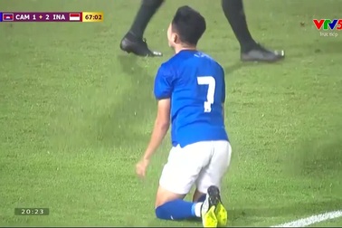 Highlight U22 Campuchia 1-2 U22 Indonesia