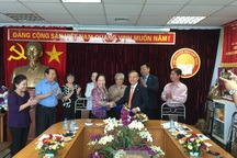 Chủ tịch Hội Khuyến học VN Nguyễn Thị Doan tiếp Hiệp hội Kinh tế Hàn Quốc