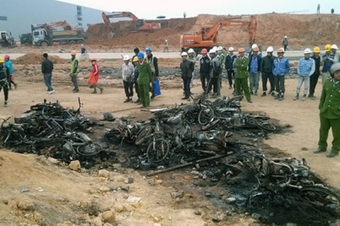 Tăng gấp đôi lực lượng công an, thắt chặt an ninh tại nhà máy Samsung