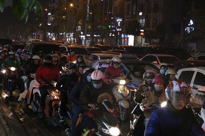 {title} tắc đường,Tết Âm lịch,Tết Việt 2018,ùn tắc giao thông