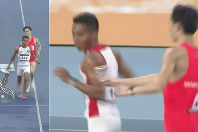 VĐV Singapore gây sốt với hành động cực đẹp với đối thủ