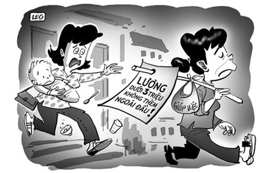 Đủ chiêu osin vòi thưởng Tết