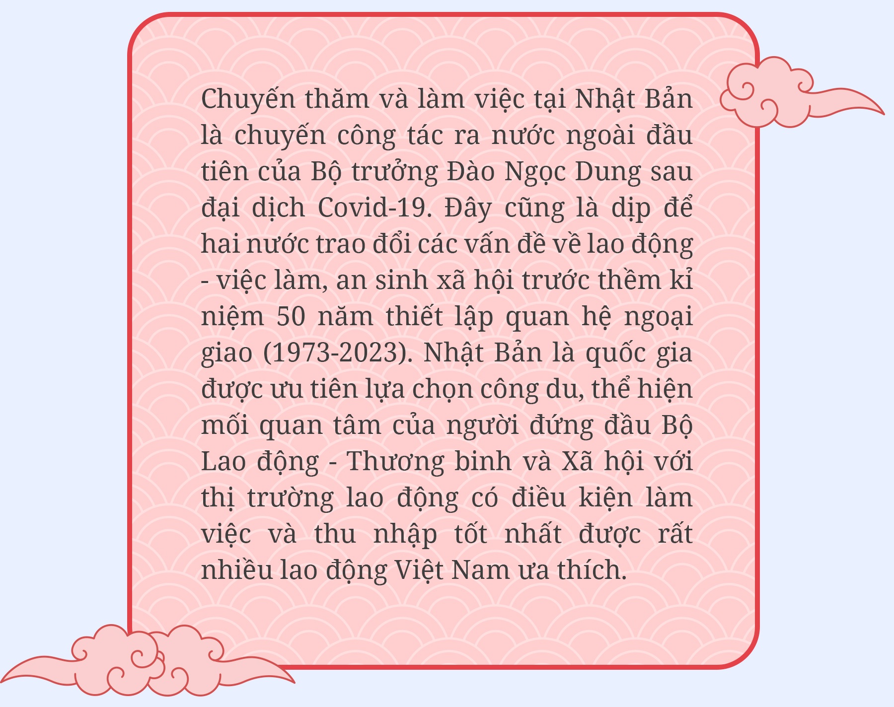 Chuyến đi Nhật của Bộ trưởng và những cơ hội mở ra với lao động Việt - 3 Chuyến đi Nhật của Bộ trưởng và những cơ hội mở ra với lao động Việt - 3
