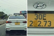 Dùng băng dính che biển số ô tô, tài xế bị phạt tiền và trừ 6 điểm bằng lái