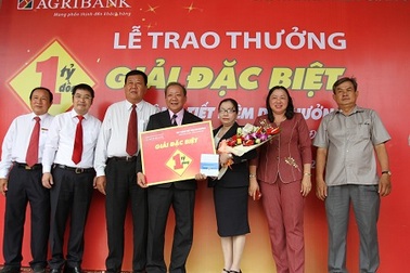 Agribank trao giải thưởng 1 tỷ đồng