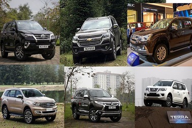 Phân khúc SUV 7 chỗ - Người Việt chọn xe nào nhiều nhất trong tháng 5/2019?