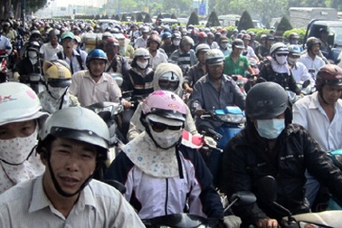 Đường kẹt cứng do… đóng phim