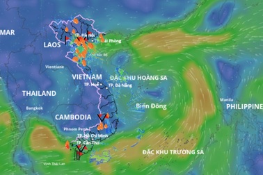 Áp thấp nhiệt đới có thể hình thành trong hôm nay, nhiều nơi mưa rất to
