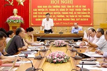 Bí thư tỉnh uỷ Bắc Giang họp trực tuyến, trực tiếp chỉ đạo giải quyết hàng loạt vấn đề "nóng"!