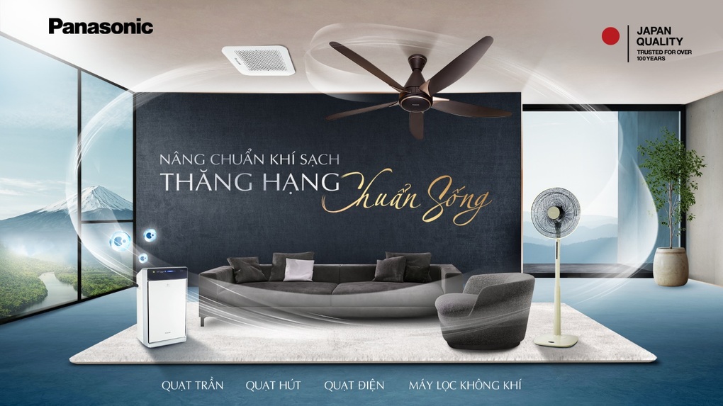 ឈុតដំណោះស្រាយ IAQ ពី Panasonic៖ ការកំណត់កន្លែងរស់នៅបែបទំនើប - ១ Bộ giải pháp IAQ từ Panasonic: Định nghĩa không gian chuẩn sống hiện đại - 1