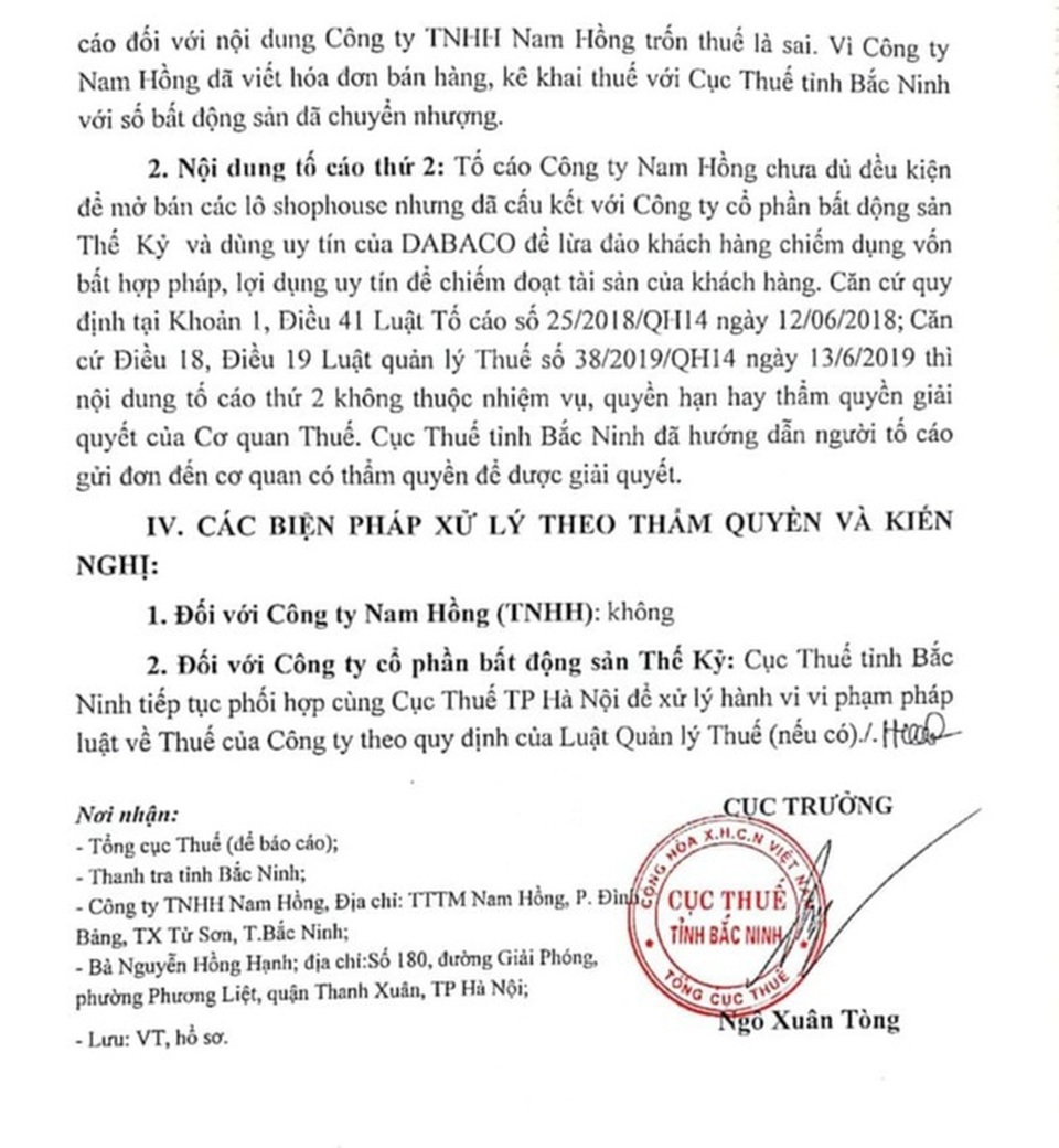Thanh tra toàn diện dự án bị khách hàng ròng rã tố cáo lừa đảo tại Bắc Ninh - 7 Thanh tra toàn diện dự án bị khách hàng ròng rã tố cáo lừa đảo tại Bắc Ninh - 7