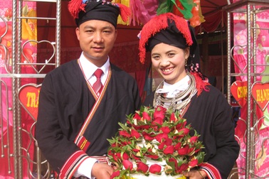 Độc đáo trong lễ rước dâu của người Dao Tiền ở Mộc Châu