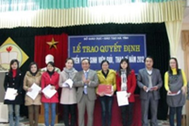 Hà Tĩnh tuyển dụng 82 SV sư phạm chất lượng cao 