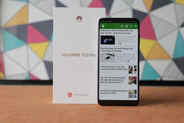 Đập hộp smartphone 3 camera Huawei P20 Pro giá 20 triệu đồng tại Việt Nam