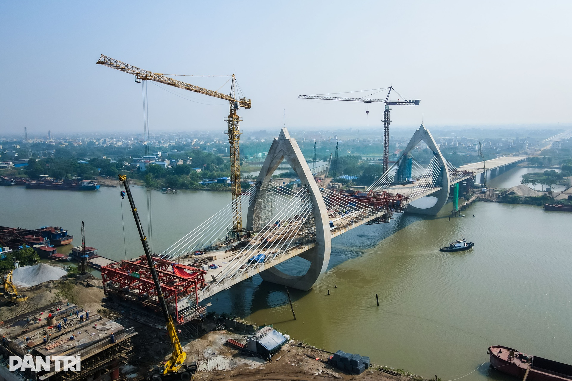 Cây cầu hình búp sen được kỳ vọng sẽ trở thành điểm nhấn kiến trúc Nam Định - 1 Cây cầu hình búp sen được kỳ vọng sẽ trở thành điểm nhấn kiến trúc Nam Định - 1