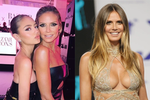 Siêu mẫu Heidi Klum và con gái nổi bật trong tuần lễ thời trang