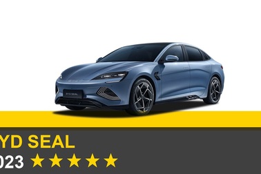 Bài thử nghiệm an toàn trong va chạm của mẫu BYD Seal.