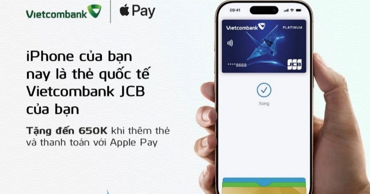Vietcombank giới thiệu Apple Pay đến chủ thẻ quốc tế Vietcombank JCB