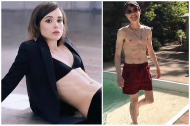 Sao chuyển giới Elliot Page khoe ngực trần sau khi cắt bỏ tuyến vú