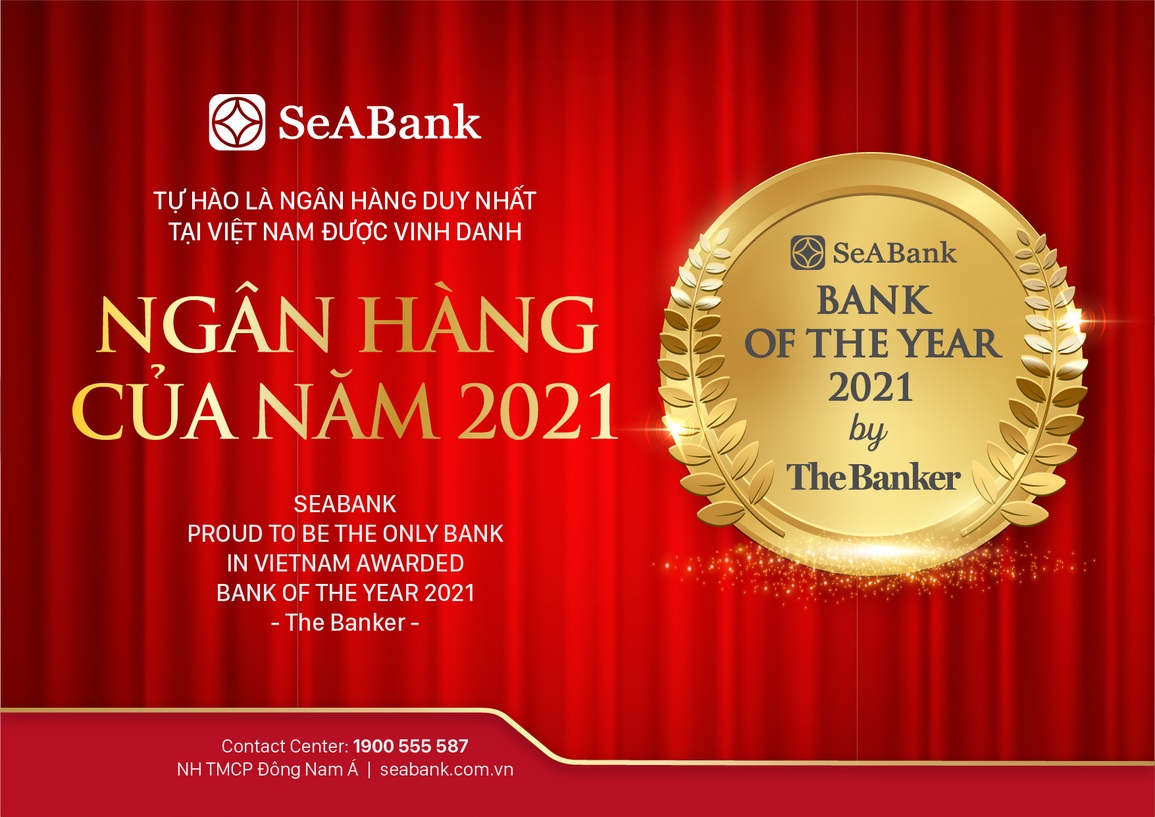 SeABank được The Banker vinh danh Ngân hàng của năm 2021 - 1 SeABank được The Banker vinh danh Ngân hàng của năm 2021 - 1