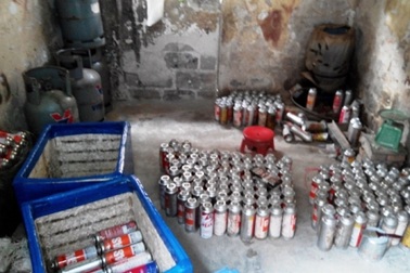 Ngang nhiên chiết nạp gas lậu ngay giữa TP Hải Dương: Tạm thời xử phạt ...20 triệu đồng 