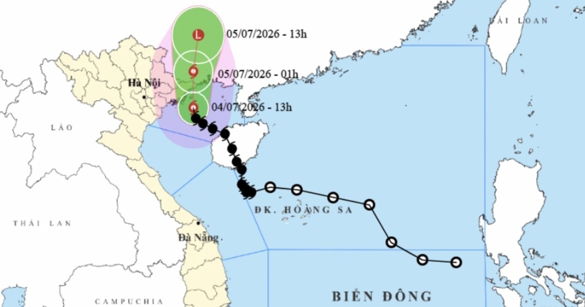 Bão số 1 áp sát Quảng Ninh, Đông Bắc Bộ sẽ có mưa to đến rất to
