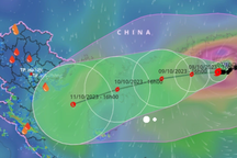 Bão Koinu hướng vào vịnh Bắc Bộ