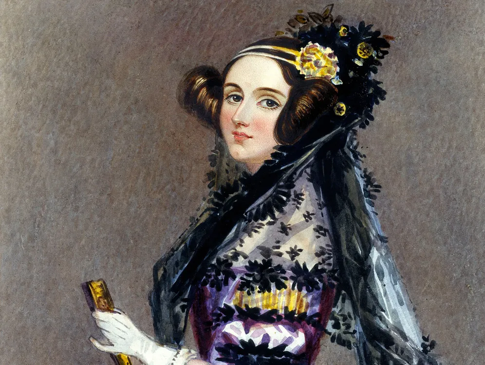 Ada Lovelace được xem là lập trình viên đầu tiên trong lịch sử nhân loại (Ảnh: Wikipedia).
