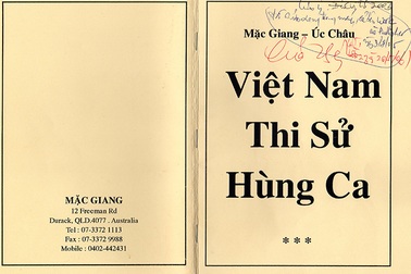 Tranh chấp quyền tác giả của tập thơ “Việt Nam thi sử hùng ca”