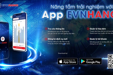 EVNHANOI ra mắt ứng dụng dành cho khách hàng sử dụng điện
