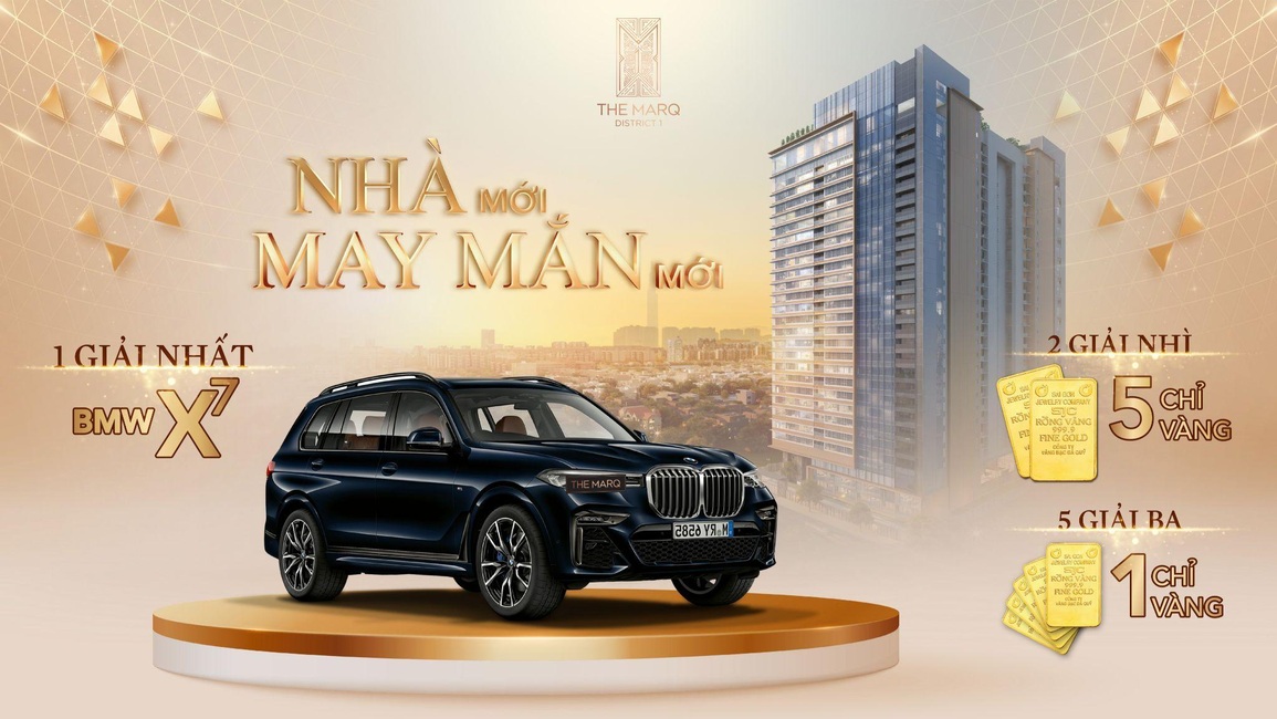Cơ hội sở hữu xe BMW trị giá 6,8 tỷ đồng dành cho chủ nhân căn hộ The Marq - 1 Cơ hội sở hữu xe BMW trị giá 6,8 tỷ đồng dành cho chủ nhân căn hộ The Marq - 1